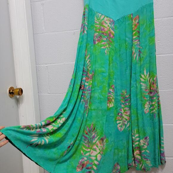 Soft Surroundings Batik Maxi Sleeveless Dress Small - Picture 8 of 10